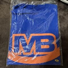 MB Tシャツ ブルー オレンジロゴ Mサイズ tohji - メルカリ