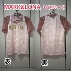 MARK&LONAポロシャツ ピンク 38(Mサイズ) - メルカリ