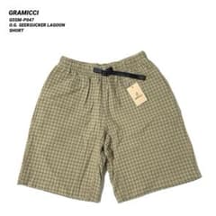 GRAMICCI 旧ロゴ 復刻 シアサッカー ショートパンツ 未使用 タグ付 L