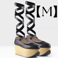 廃盤　BODYLINE 新品　厚底　木底　ロッキンホース　シューズ　黒　【M】 廃盤 BODYLINE 新品 厚底 木底 シューズ 黒 地雷 【Mサイズ】 - メルカリ