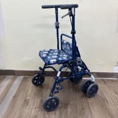 C棚 島製作所 歩行補助車 シルバーカー フォルテライト ジオメトリックブルー C棚 島製作所 歩行補助車 シルバーカー フォルテライト ジオメトリック