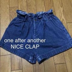one after another NICE CLAP＊デニムショートパンツのサムネイル