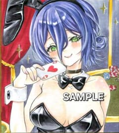 手描きイラスト チェンソーマン レゼ 小色紙 ファンアート - メルカリ