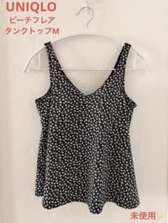 【未使用】UNIQLO 小花柄キャミソール Mのサムネイル