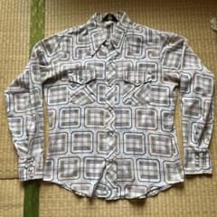 Sears WESTERN WEAR 長袖シャツ チェック Mのサムネイル