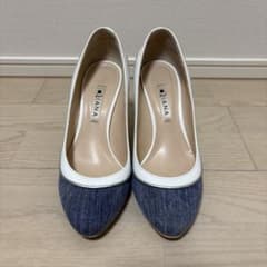 DIANA パンプス デニム ホワイト 23.5cmのサムネイル