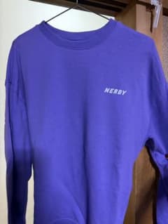 NERDY パープル トレーナー Sのサムネイル