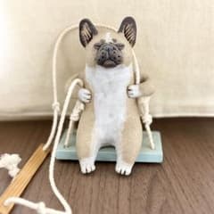 値下げ　かとうゆみ　ブランコ犬のサムネイル