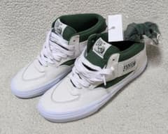 VANSバンズハーフキャブホワイトレザー 27.5