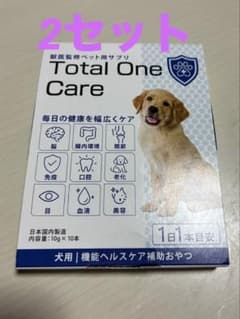 新品未開封】Total One Care 犬用サプリメント 10本入 - メルカリ