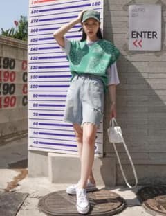 グリーンベスト 夏 大きめベストのサムネイル