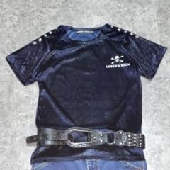 00s【archive】Y2K/ベロア Tシャツ/スタッズ/スカル/swag - メルカリ