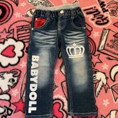 ベビードール デニムパンツ 90のサムネイル
