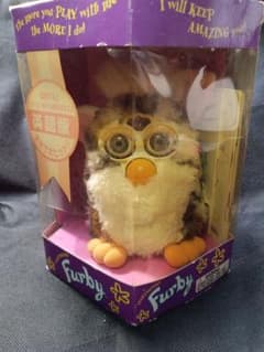 Furby ファービー ホワイト ブラウン 当時物(英語版) - メルカリ