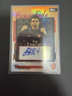 Cesc Fàbregas サイン入り写真 フレーム付き CESC FABREGAS サイン入りカード 16/25 アーセナル - メルカリ