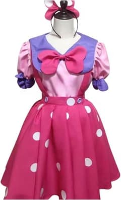 Minnie Mouse Toontown-style costume for Halloween/costume (Dハロ)