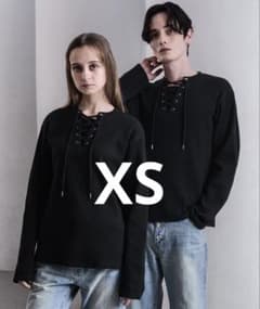 CLEL】ファンクショナリー サーマルレースアップTシャツ(ロンT) XS