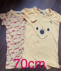 仲田様専用　H&M ロンパース　プーさん　70センチのサムネイル