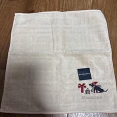 BURBERRY タオルハンカチ 犬 刺繍 ベージュのサムネイル