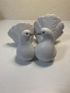 リアドロ　置物つがいの鳩　L L AＤＲＯ 置物 アンティーク フィギュリン リアドロ 置物つがいの鳩 L L ADRO 置物 アンティーク フィギュリン