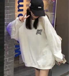 トレーナー 白のサムネイル