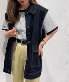 apres jour mignon デニムベストのサムネイル