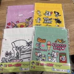 トムとジェリー　1番くじ　G賞　巾着4点セット
