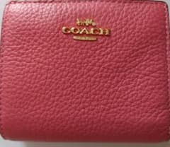 COACH コーチ レディース 二つ折り財布 ピンク