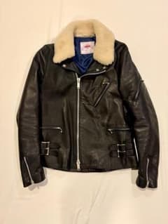 【美品】James Grose ボア ダブルライダースジャケット ホースレザー m92862814927_1.jpg?1745754794