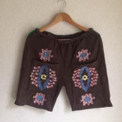 leh mash コラボ 刺繍 スウェットハーフパンツのサムネイル