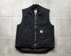 カーハート ダックベスト ブラック Sサイズ V01 BLK サイズ感◎ - メルカリ
