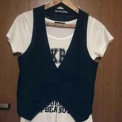 ベスト　黒　Ｌサイズのサムネイル