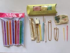 カラフルかぎ針と手芸道具セットのサムネイル