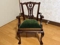 英国アンティーク調 チッペンデール マホガニー チェア 子供椅子