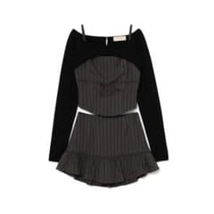 ANDMARY Dany ribbon knit set up M - メルカリ