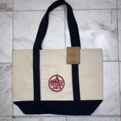 Trader Joe's キャンバストートバッグ紺のサムネイル
