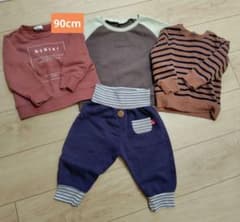 SKAPE他 ベビー服 3点セット トレーナー パンツ　トップスのサムネイル