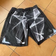 Reebok トレーニングショーツ メンズハーフパンツ ブラックのサムネイル