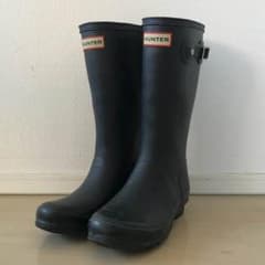 HUNTER レインブーツ キッズ 21cm ネイビーのサムネイル