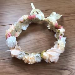 花冠 花かんむり キッズ ベビー リングガール 結婚式 記念撮影のサムネイル