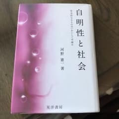 自明性と社会 社会的なるものはいかにして可能かのサムネイル