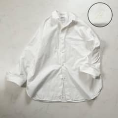 美品 マディソンブルー J.BRADLEY B刺繍 長袖シャツ 白 01サイズ