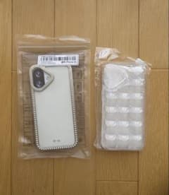 【新品未使用】iPhone 16 ケース ラインストーン付き クリアのサムネイル