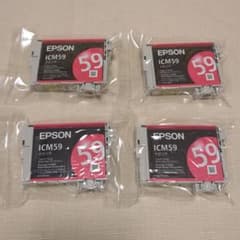 EPSON ICM59 マゼンタインクカートリッジ 4個セットのサムネイル