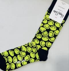 Happy Socks 新品 ソックス 41-46 メンズ スマイル柄　Vのサムネイル