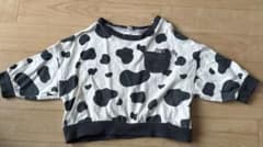 牛柄 ドルマンスリーブ Tシャツ ロンT 長袖のサムネイル
