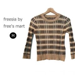 freesia by free's martボーダー柄7分袖ニットのサムネイル