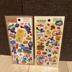퍼펫 순순 클리어 씰 마켓 2장 세트