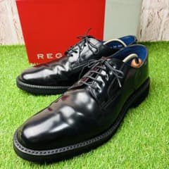【極美品】REGAL 革靴 外羽根 プレーントゥ ポストマン レザー 26½ 極美品】REGAL 革靴 外羽根 プレーントゥ ポストマン レザー 26½