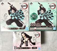 希少】鬼滅の刃 一番くじ フィギュア 炭治郎 禰豆子 ラストワン セット